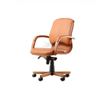 Кресло для руководителя Мара/Д Кожа нестандартная/база дерево
