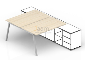 Мебель для персонала Составной стол для крепления к сервисным опорным тумбам AR2TS128FU