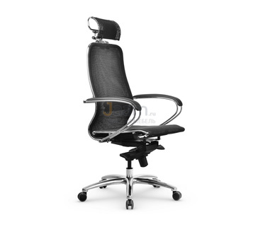 Кресло для руководителя SAMURAI S-2.04 MPES ЧЕРНЫЙ ПЛЮС