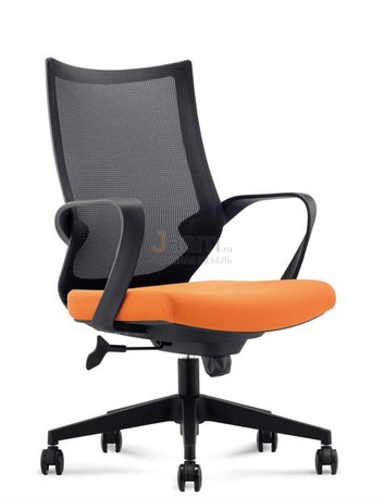 Кресло Спэйс CH-193B черно-оранжевое