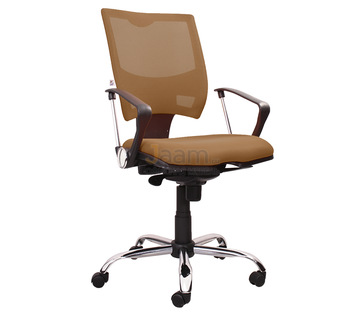 Кресло для персонала Spring grey cfs silver