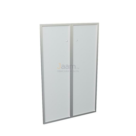 Кабинет руководителя Комплект высоких стеклянных дверей в раме 19555 А