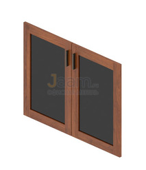 Кабинет руководителя Комплект стеклянных дверей в ЛДСП раме Ot-07.2