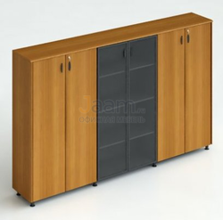 Кабинет руководителя Офисный шкаф комбинированный для документов 270/1 ДСП Тик