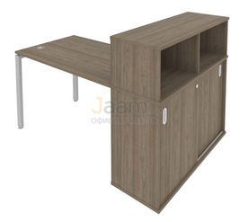 Мебель для персонала Стол письменный с опорным шкафом-купе Б.РС-СШК-3.2