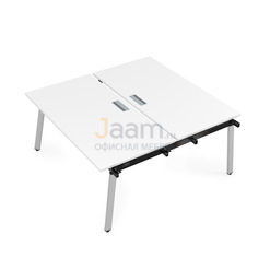 Мебель для персонала Начальный модуль стола БЕНЧ-системы сдвоенные на 2 раб. места порошковое покрытие 10БДН.284