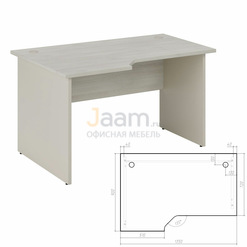 Мебель для персонала Стол эргономичный лев./прав. 135 New Line NLN36315321