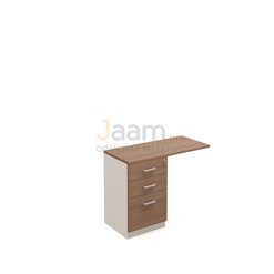 Кабинет руководителя Офисная тумба 3-х секционная приставная с центр. замком прав./лев. PZ/D207
