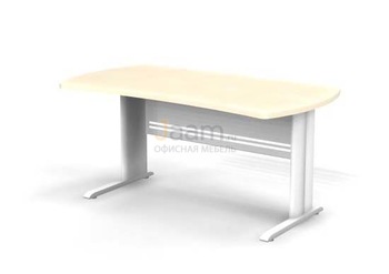 Мебель для персонала Стол прямой на L-обр. каркасе B158/1